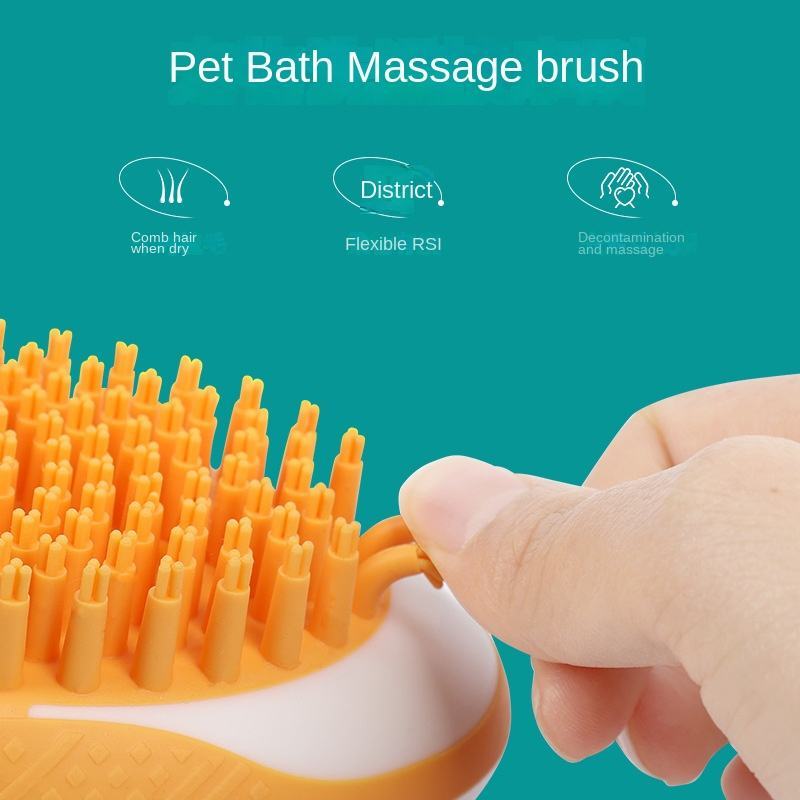 Dog & Cat Bath Brush – Grooming & Massage Tool