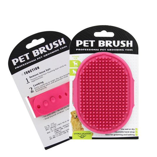 Pet Bath Brush Dog Cleaning Brush Rubber Gloves Animal Bath Comb