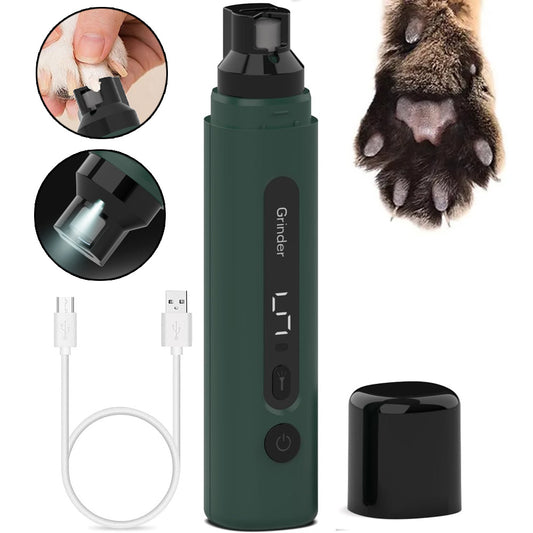 Quiet Dog & Cat Nail Trimmer – 5-Speed Settings