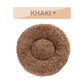 Fluffy Donut Pet Bed – Calming Plush & Washable Cushion