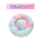 Fluffy Donut Pet Bed – Calming Plush & Washable Cushion