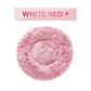 Fluffy Donut Pet Bed – Calming Plush & Washable Cushion