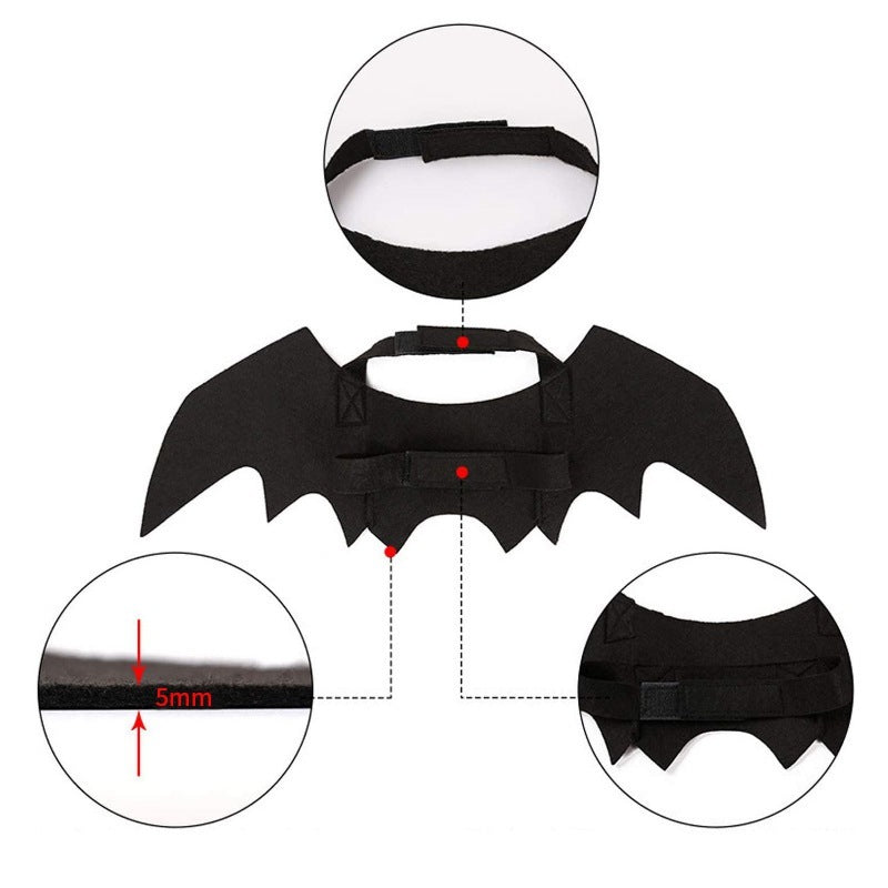 Halloween Pet Bat Wings Cat Dog Decoration Supplies