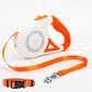 Dog Leash with LED Spotlight & Retractable Design